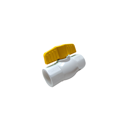 [87182] Valvula balin 1/2" pvc sin rosca pvcbv