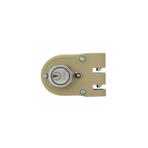 [61204] Llavin porton yale con rosca 3098 derecho beige