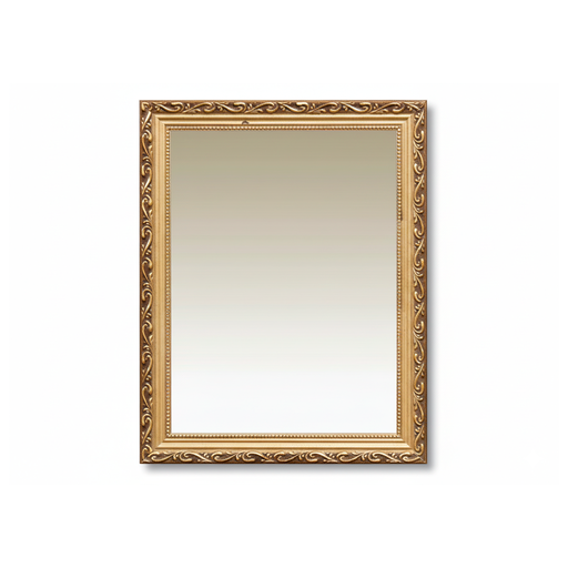 [37532] Espejo con marco 31x41 cm 2-cs1012-217 dorado