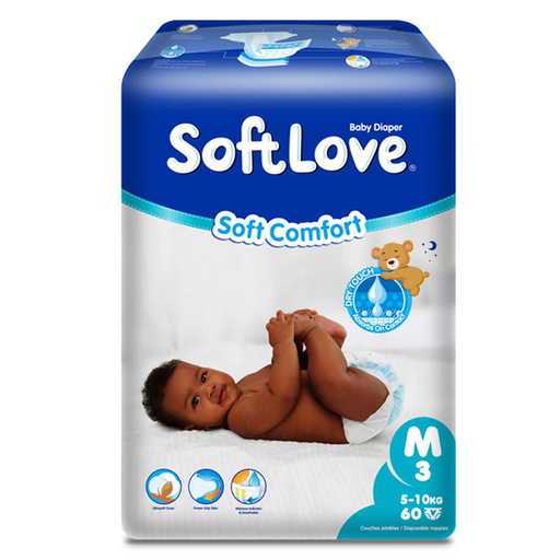 [144449] Pañal para niño talla m soft love confort