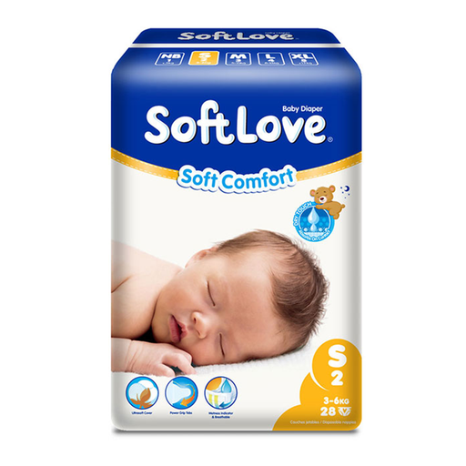 [144448] Pañal para niño talla s soft love confort