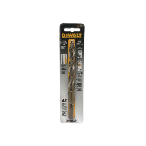 [42287] Broca hierro 1/2" cobalt dewalt dw1232