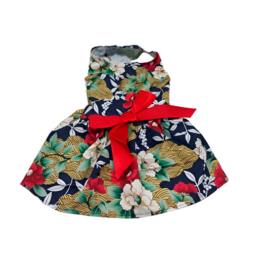 [132024] Camisa para perro talla l lf136 flores