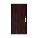 Puerta acero 36"x80" walnut zy08 negro