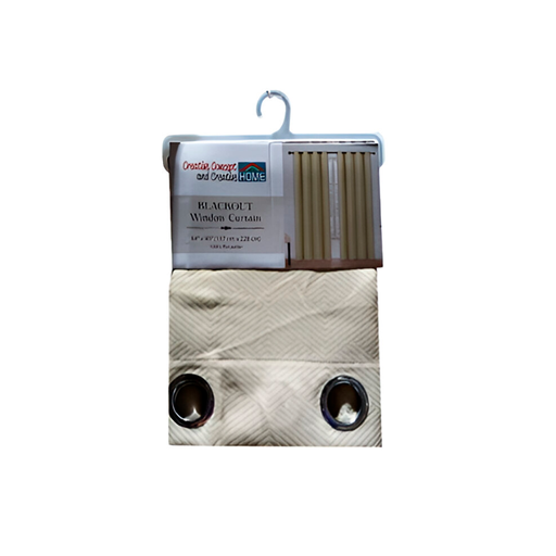 [134865] Cortina sala 54x90" 80% blackout beige