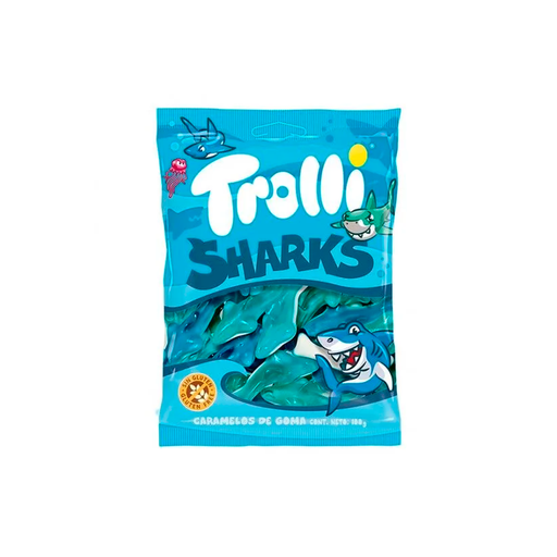 [147054] Dulce gomitas trolli 100g sharks