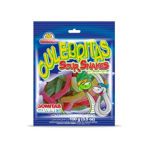 [143428] Dulce gomitas culebritas 100g ogu10 azul