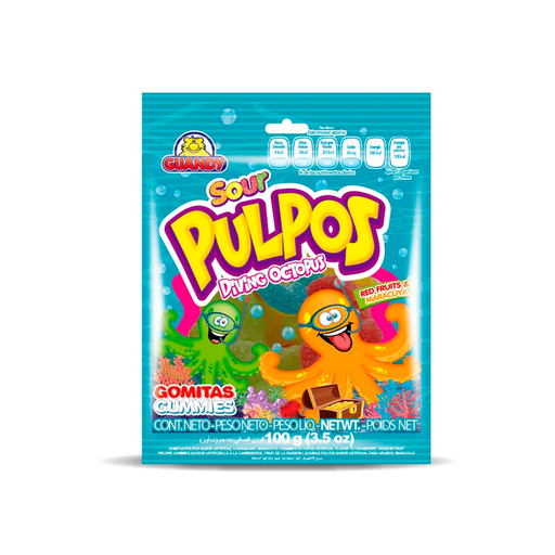 [143429] Dulce gomitas pulpos 100g ptbogu19