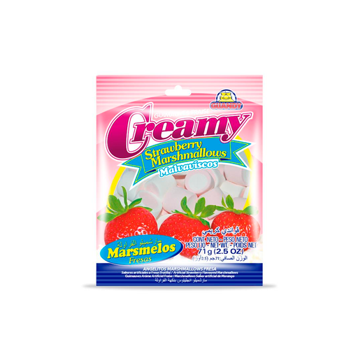 [143433] Dulce malvaviscos creamy fresa 71g ocf01