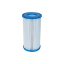 Repuesto filtro de agua para piscina 4,2"x8" bestway 58012 azul y blanco