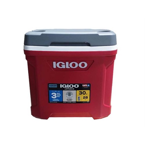 [83498] Hielera termica 30 cuartos igloo 4902483 roja