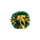 Corona navideña 30cm con bellota sshh018 verde