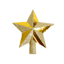 Estrella navideña 20cm 2-cs1602-698 dorado
