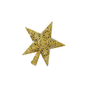 Estrella navideña 20x21cm cs1503-1256 dorado/plateado