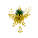 Estrella navideña 25x21cm 2-cs1602-0971 dorado