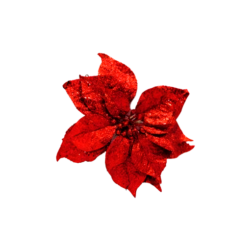 [76723] Flor navideña 24cm xh1462389r rojo