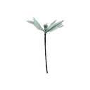 Flor navideña 26cm 2cs2201-0140 blanco