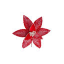 Flor navideña 28cm mh1083 rojo