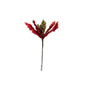 Flor navideña 31cm 2cs2202-1433 rojo/rosado