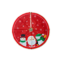 Forro navideño 77cm base/árbol a1604-157 forma santa
