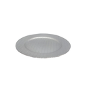Plato decorativo navideño plastico 33cm plateado
