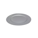 Plato decorativo navideño plastico 33cm plateado