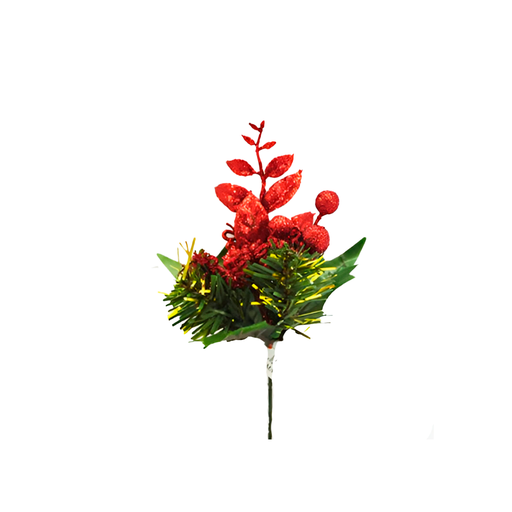 [69364] Rama navideña 19cm xh1462130r rojo
