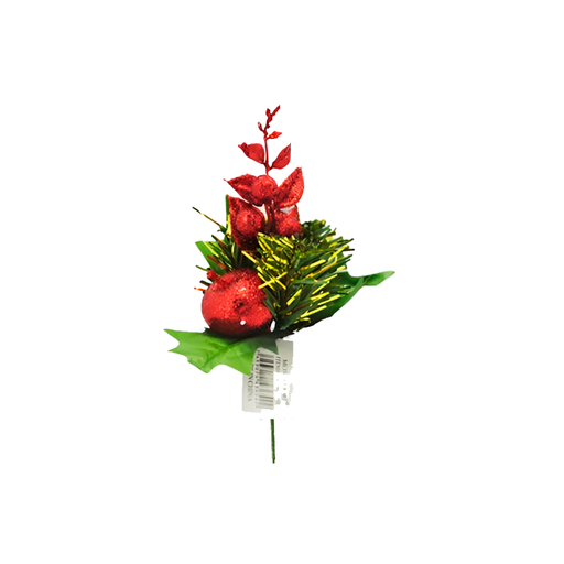 [69373] Rama navideña 19cm xh1462134r rojo
