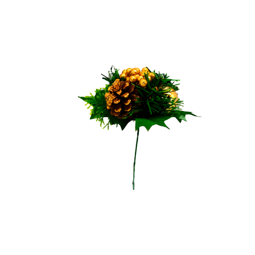 [85176] Rama navideña 19cm xh1462641g dorado