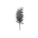 Rama navideña 35cm 2-853029009 plateado