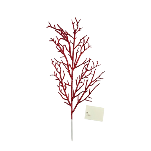 [130554] Rama navideña 37cm rojo