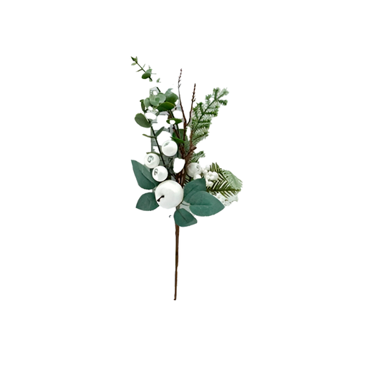 [115431] Rama navideña 42cm 2-cs2103-1367 blanco