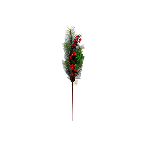 [103752] Rama navideña con bellota 60cm xs1043767rb rojo
