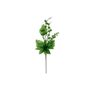 Rama navideña con flor 43cm xs1042207gn verde
