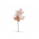 Rama navideña con flor 52cm 2023109rg rose gold