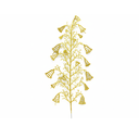 Rama navideña campana 18x43cm dorado