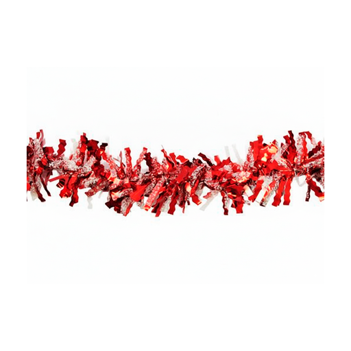 [76285] Sereno navideña 2.7mx9cm 2-cs1503-1445 rojo/transparente