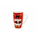 Taza navideña ceramica 8.2x10.2cm cs2207-0615