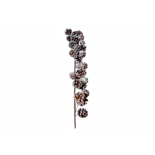 [148271] Guirnalda navideña con bellota 120cm cafe