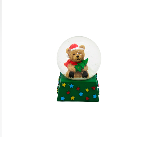 [114887] Adorno navideño esfera cristal 4.5x6cm ct-13 varios diseños