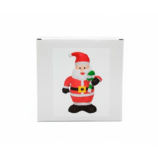 [108027] Adorno navideño forma santa 1.2m inflable 70009
