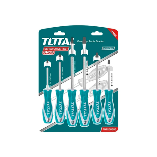 [109970] Juego de desarmadores 6pc total tht250606