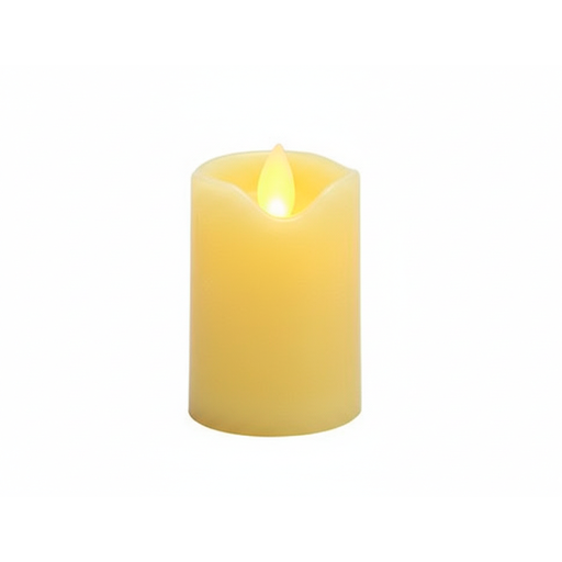 [92293] Adorno navideño vela con luz 4x7cm lm1704016