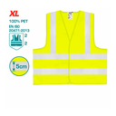 Chaleco reflector xl total tsp502  amarillo fluorescente