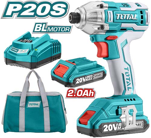 [110625] Pistola  de impacto 20v 1/4" 170n 2b 2a total