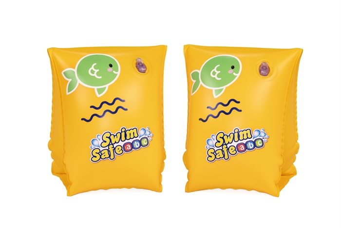 Flotador inflable para brazos 10"x6" diseño pez bestway 32033