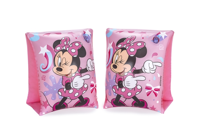Flotador inflable para brazos 10"x6" diseño minnie mouse bestway 91038