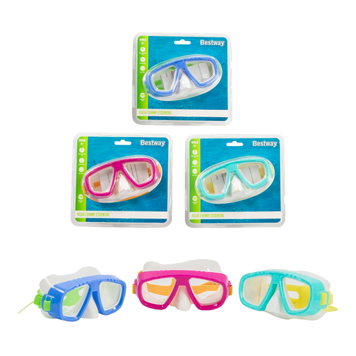 [96645] Careta para bucear de plastico banda ajustable bestway 22011 varios colores