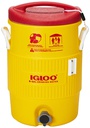 Termo 5 galones con dispensador para vaso igloo 451 amarillo