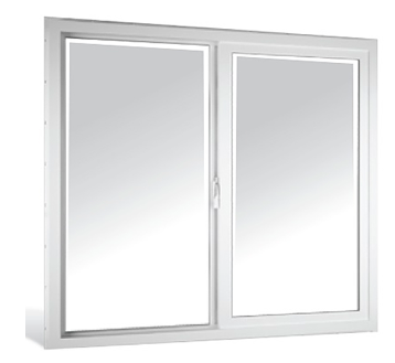 [104892] Ventana corrediza lisa upvc lisa 1 x 1 metros vento blanco